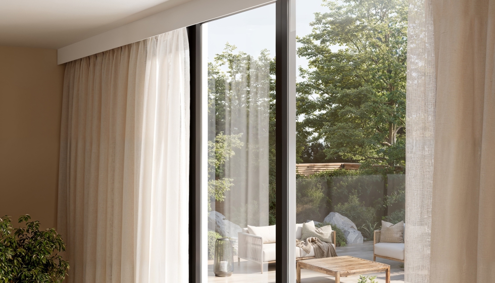 Capacidad de adaptarse a distintos contextos arquitectnicos, favoreciendo una transicin fluida entre cortina y techo reforzando el orden visual...