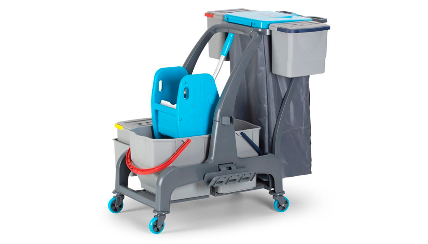 Carro R-Evolution Doble con manillar, saco y cubetas