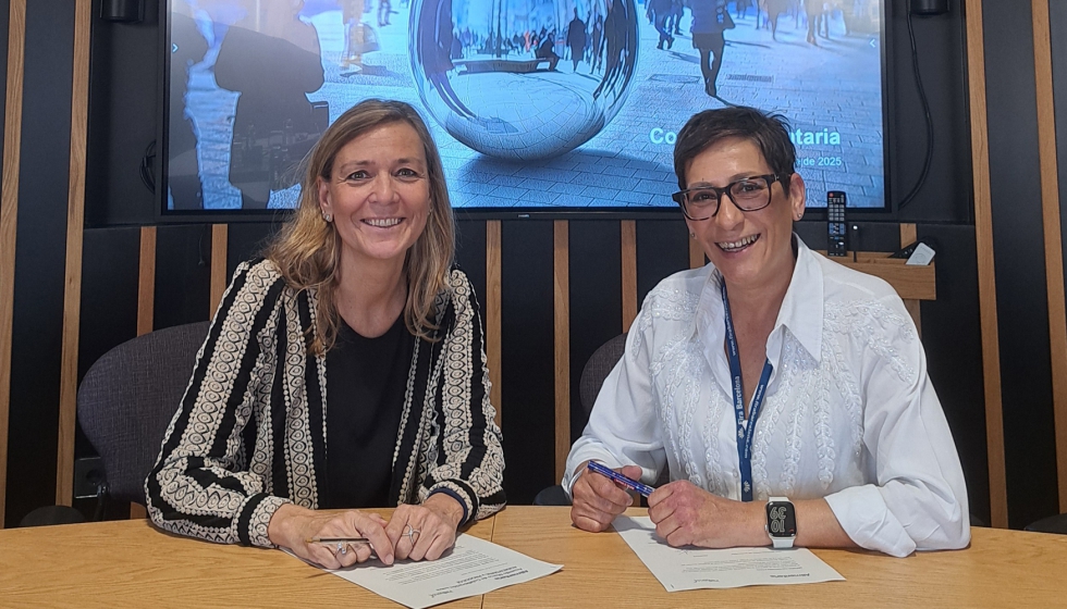 Olga Martnez, presidenta de Produlce, y Anna Canal, directora de Alimentaria