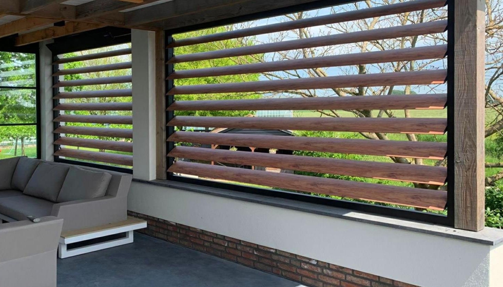 Las soluciones de Durmi para arquitectura bioclimtica incluyen prgolas con lamas orientables motorizadas...