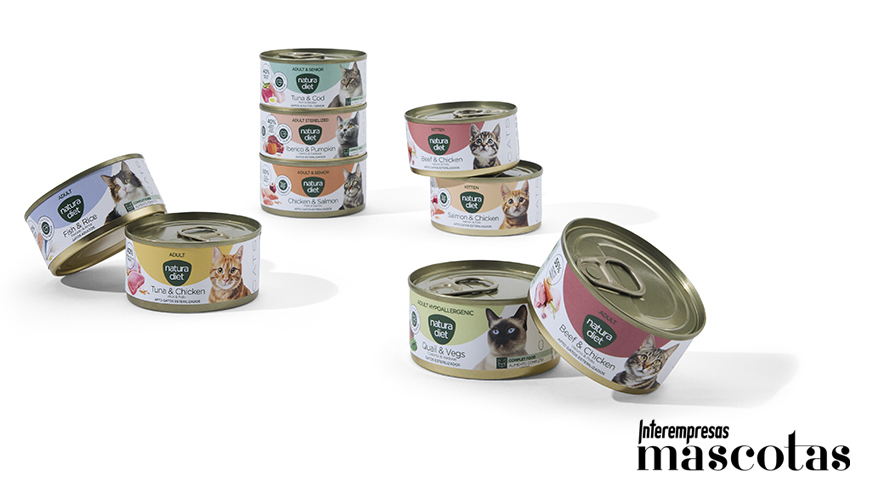 Natura Diet lanza Cat Pat, un total de nueve nuevas referencias de alimentacin hmeda que completan la gama de alimentacin para gatos...