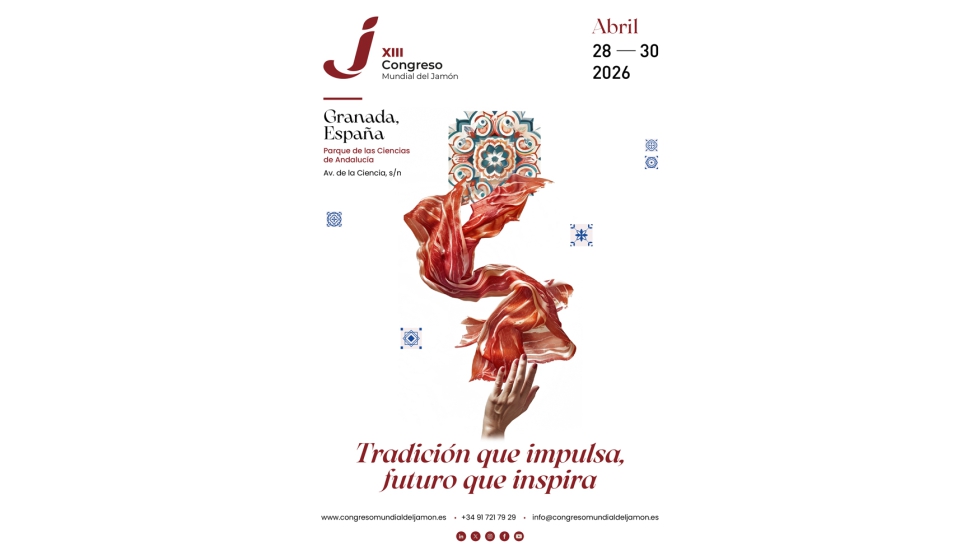 Foto de Granada inspira la imagen oficial del XIII Congreso Mundial del Jamn, que se celebrar en abril de 2026