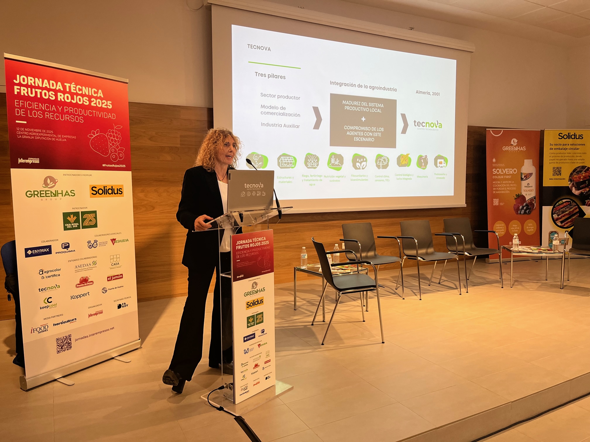 Magdalena Torres, responsable del Centro Agroexperimental de Tecnova en Huelva