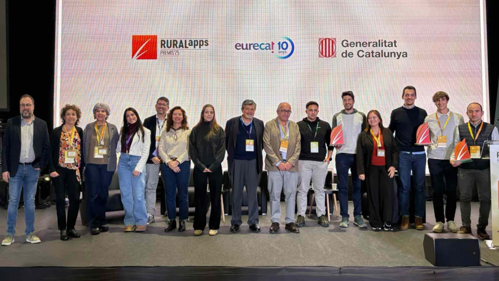 Representantes de las empresas ganadoras