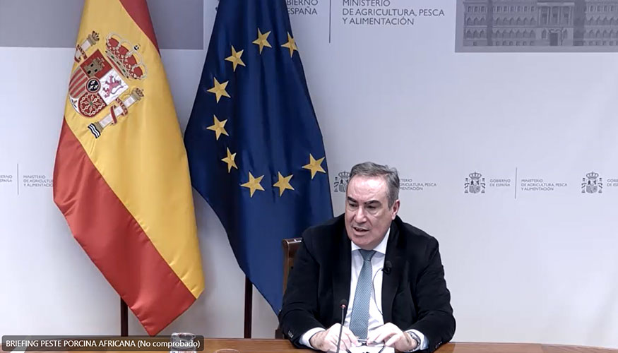 Comparecencia telemtica de Emilio Garca Muro, director general de Sanidad de la Produccin Agroalimentaria y Bienestar Animal del MAPA...