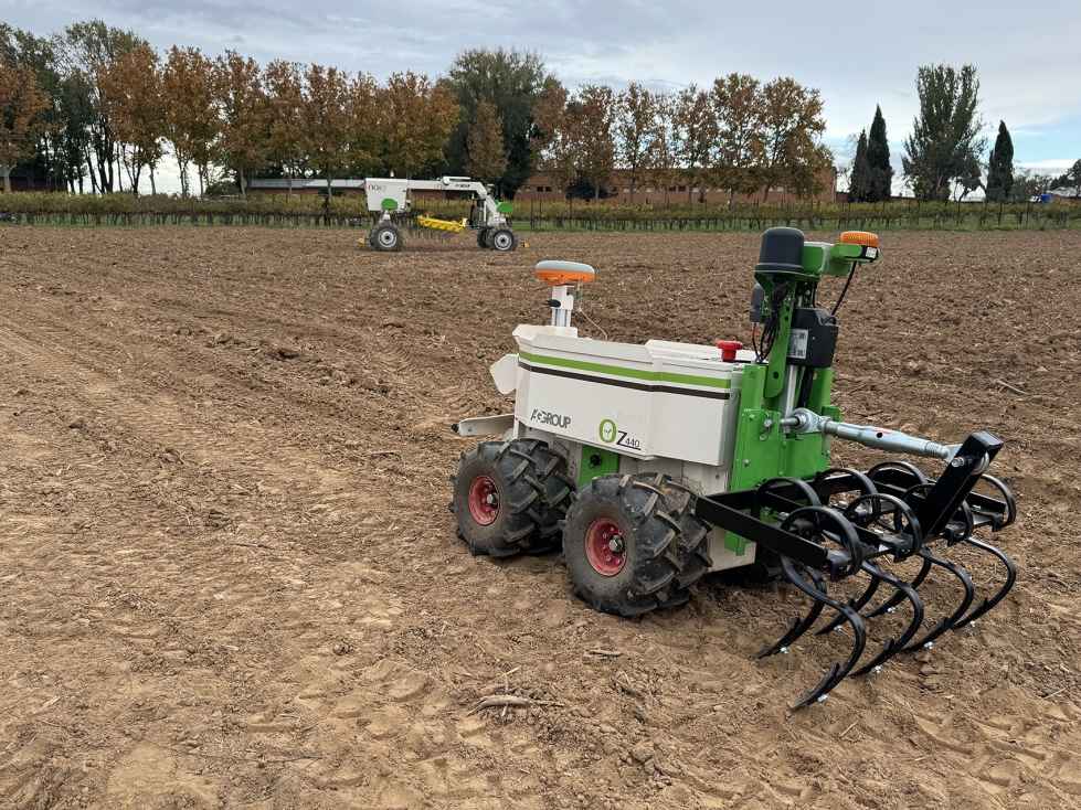 Robots 'Oz' (primer plano) y 'Orio' desarrollados por Na�o Technologies