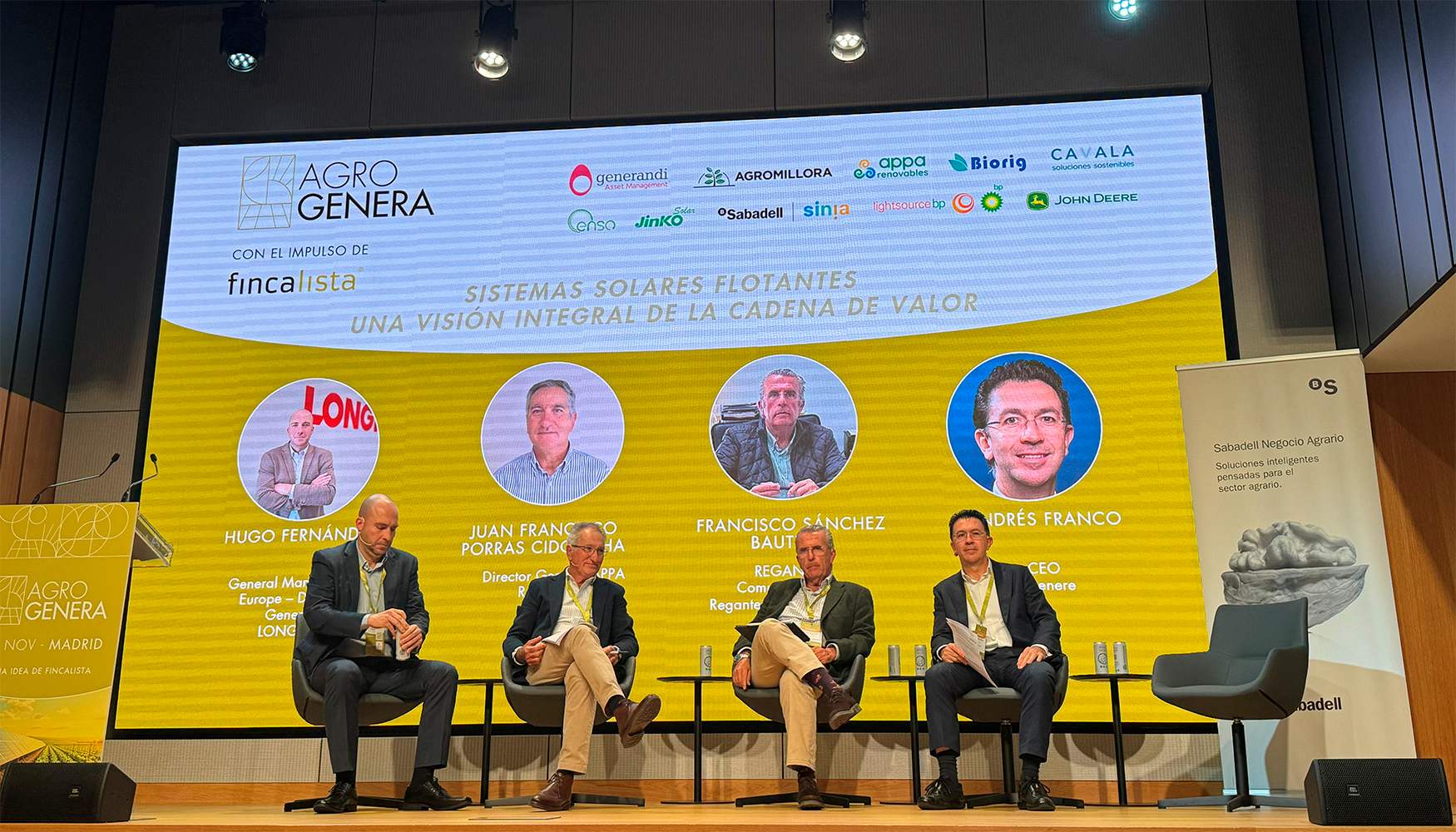 AgroGenera concluy con una mesa sobre los sistemas solares flotantes