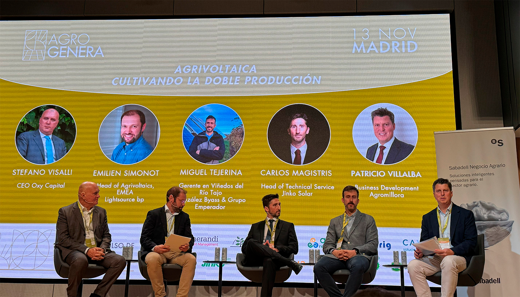 Mesa sobre agrivoltaica, donde se analizaron los pros y contras de estas instalaciones en nuestros campos