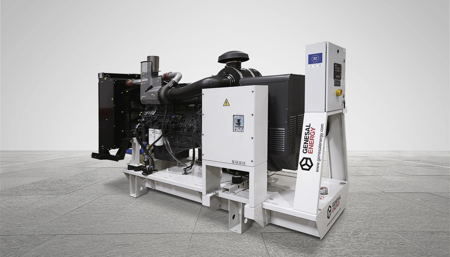 El generador integr un depsito de 350 litros que ofrece hasta 4 horas de autonoma...