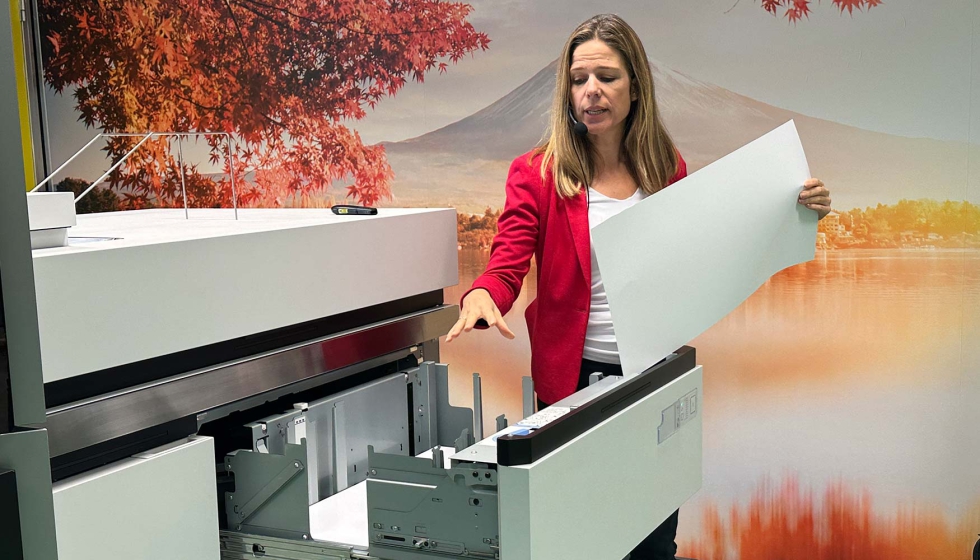 La nueva VarioPrint iX1700 cuenta con un novedoso sistema de alimentacin por aire