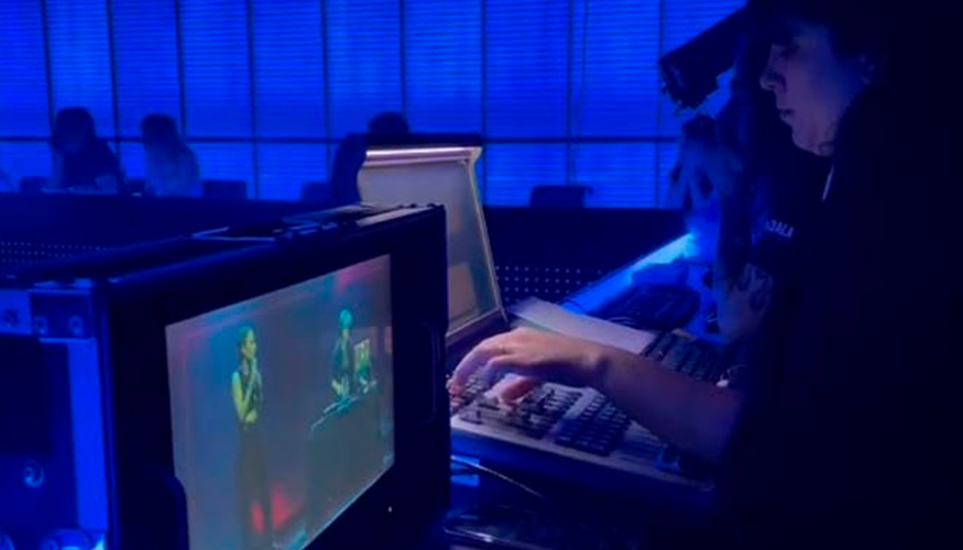 Sophya Acosta en accin. Foto: lvaro Valdecantos