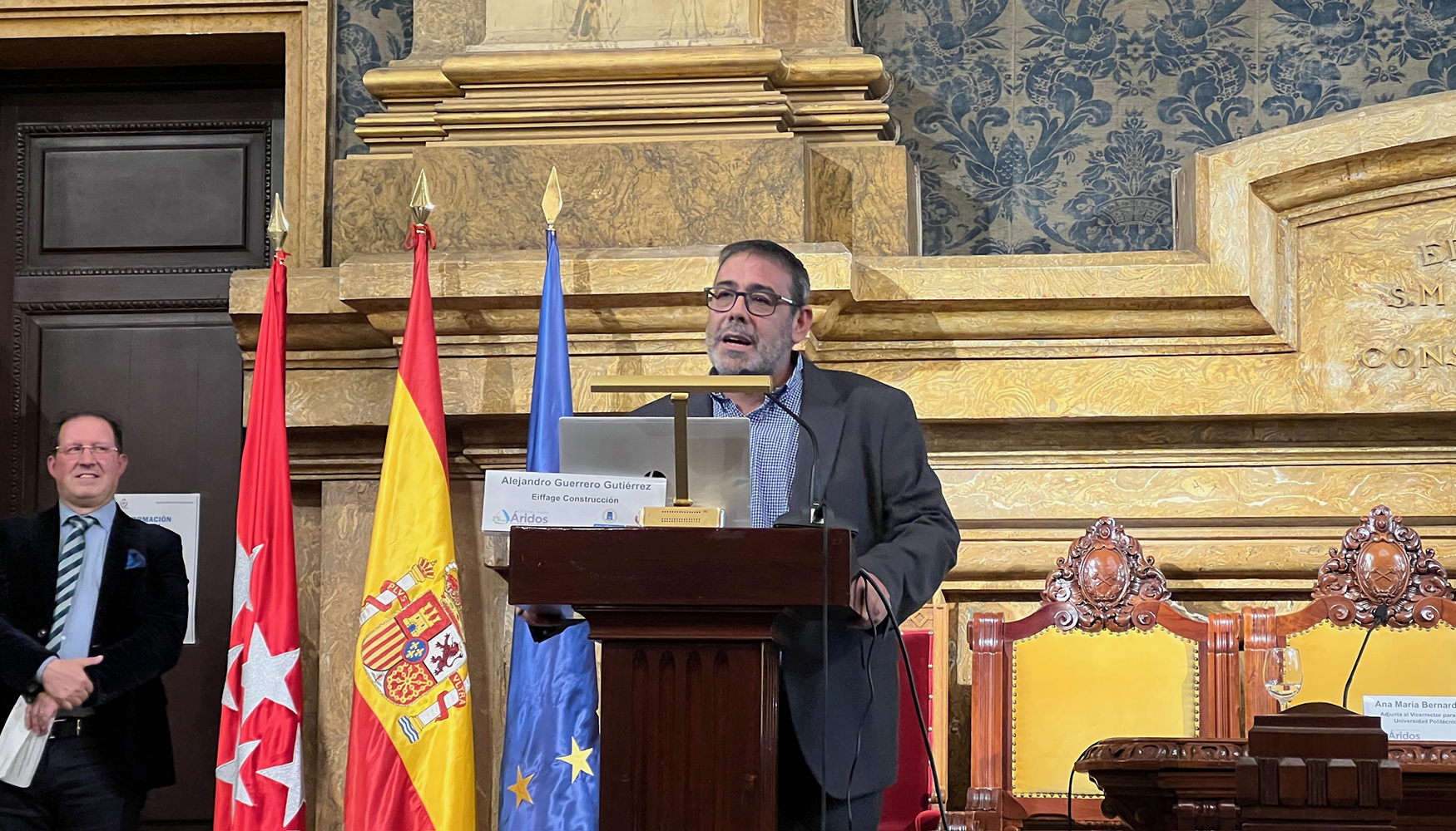 Alejandro Guerrero, alumno de la primera promoci�n de la C�tedra Anefa y director de �ridos en Eiffage