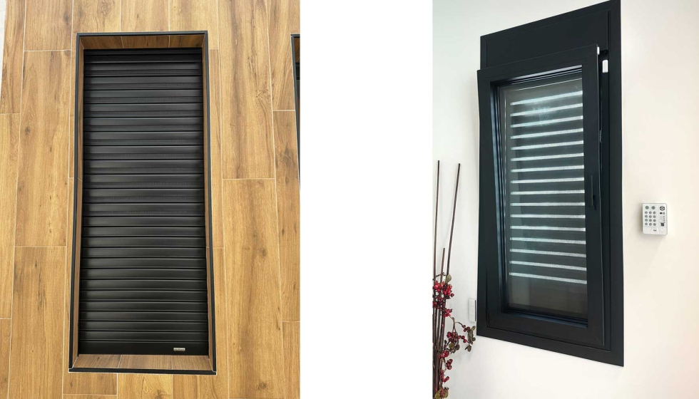 Persiana Bioclim, visin exterior e interior