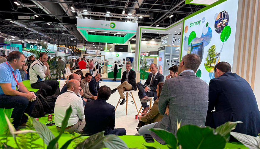 Foto de El stand de Bornay en Genera, punto de encuentro para mostrar su apuesta conjunta por las energas avanzadas