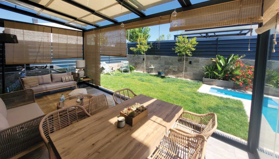 La combinacin entre un techo mvil TKM de Tecnikor, totalmente motorizado...