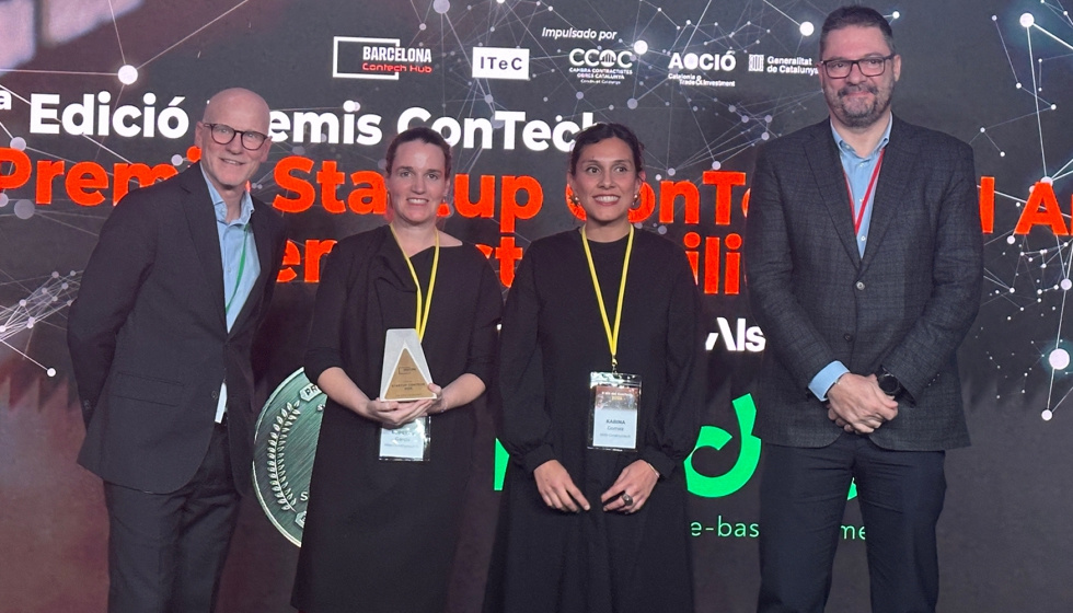 Jaume Alsina, CEO de Alsina Formwork Group; Loretxu Garca y Karina Gmez...