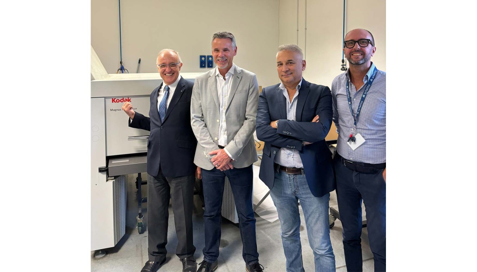 El nuevo equipo en las instalaciones de Artelito