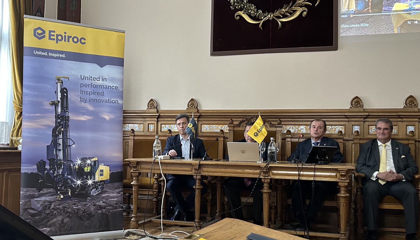 Acto de presentacin de la VIII Ctedra Empresa Epiroc