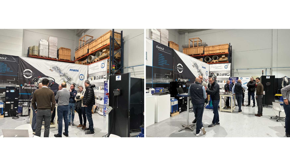 Unir en un mismo espacio soluciones en plegado y panelado de chapa...