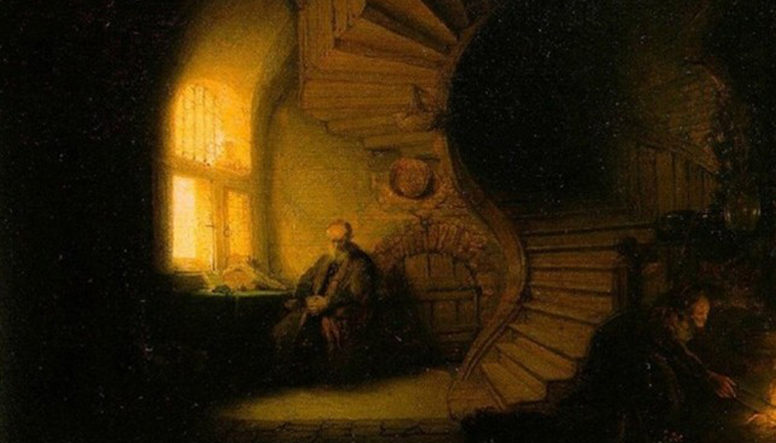 Fig. 7. Rembrandt van Rijn, El filsofo en la meditacin (1632)...