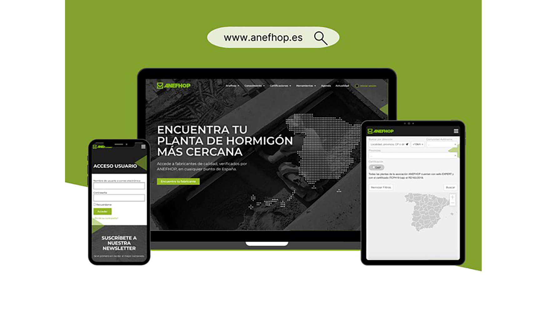 Nueva pgina web de Anefhop