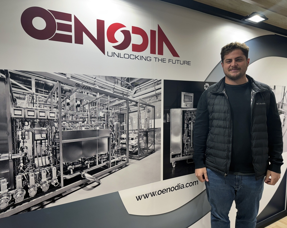 Maximiliano Montilla, coordinador comercial de Durox Enolog�a, representante de Oenodia en Argentina