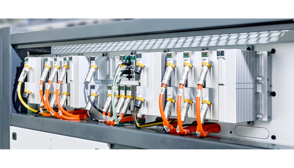 El MX-System totalmente integrado en la mquina...