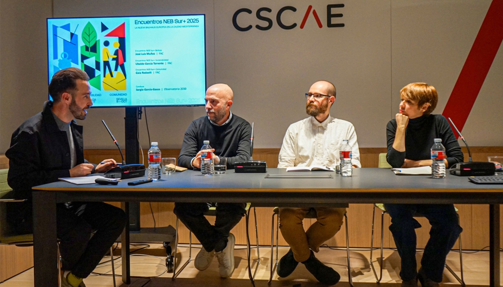 Imagen del coloquio durante el encuentro que ha servido para analizar las experiencias preliminares en Granada, Mlaga y Sevilla...