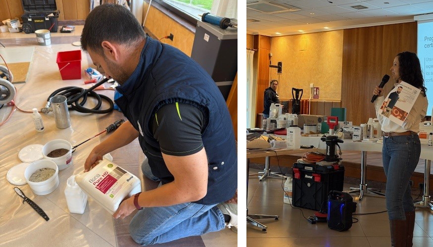 Durante tres d�as, los asistentes asistieron a una formaci�n que combinaba teor�a y pr�ctica