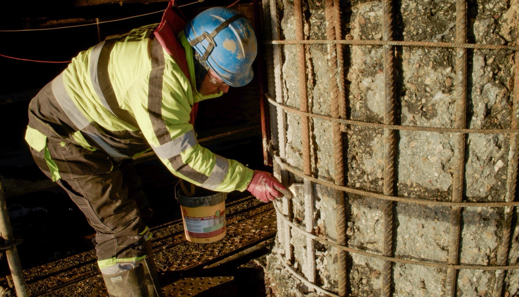 Aplicacin de Sika MonoTop-1010 ES