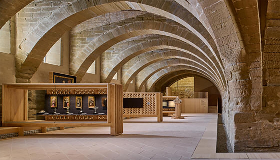 Intervencin en Monasterio de Santa Maria de Sijena, de Pemn y Franco Arquitectos - Sebastin Arquitectos. Fotografa: Iaki Bergera...