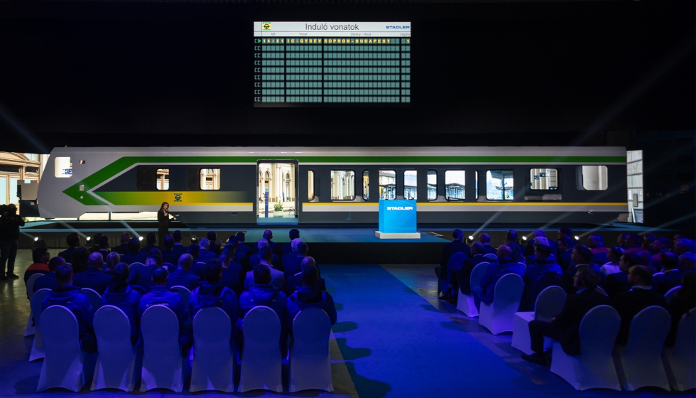 La flota de once trenes InterCity FLIRT de doble corriente entrar en servicio a finales de 2027 en rutas como Sopron-Budapest y Szombathely-Budapest...