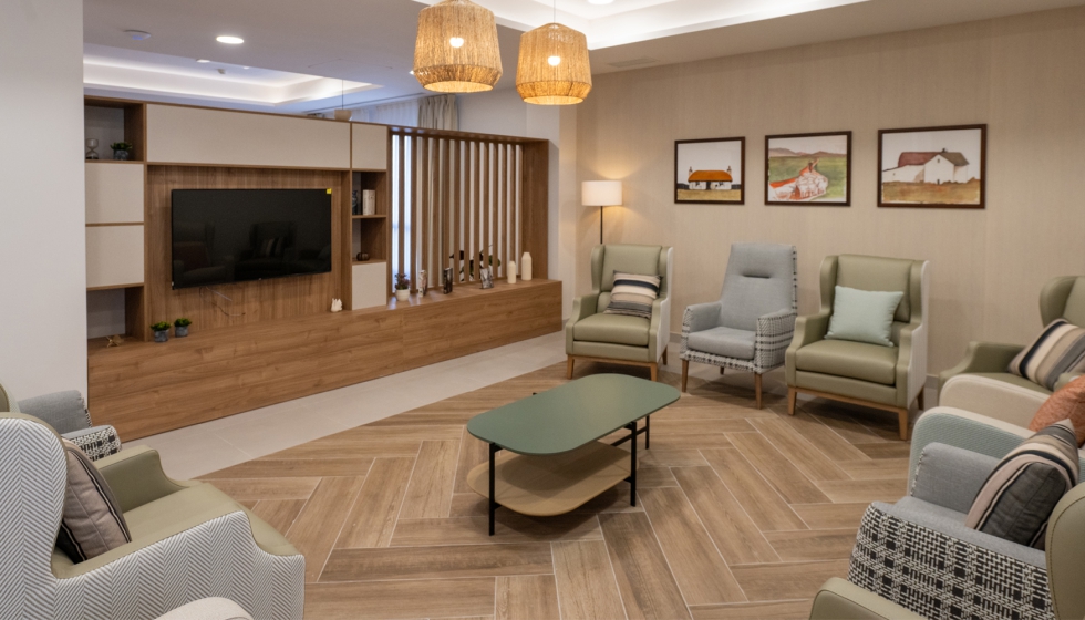 La planta baja, as como la primera planta, presentan un diseo con decoracin especial de estilo vintage, destinado a los residentes ms vulnerables...