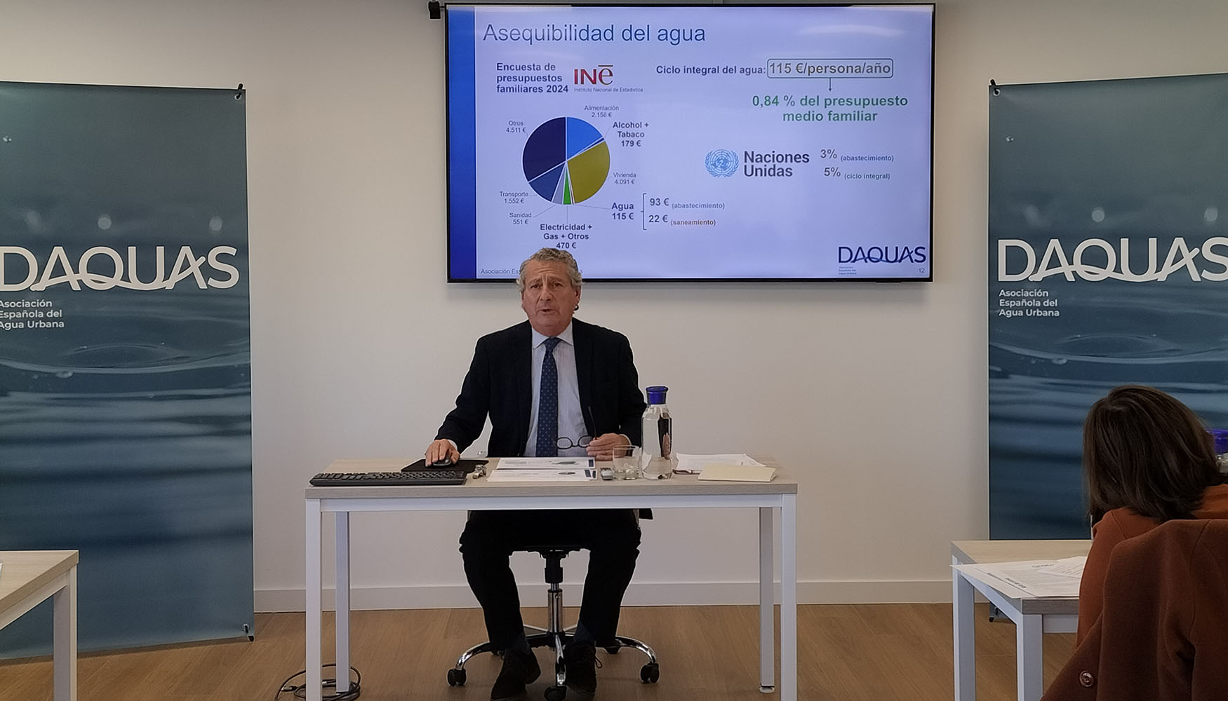 Maza destac el papel fundamental que desempea el agua en cualquier actividad econmica