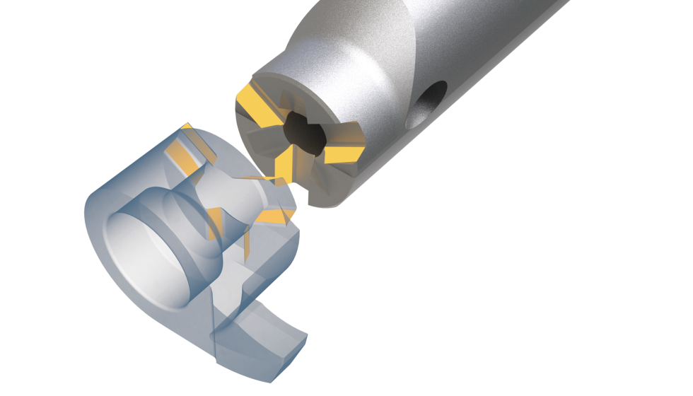 Sistema de fixa��o seguro com tr�s ranhuras