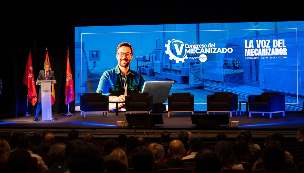 Oriol Caball, presidente de Aspromec, fue el encargado de abrir la V edicin del Congreso