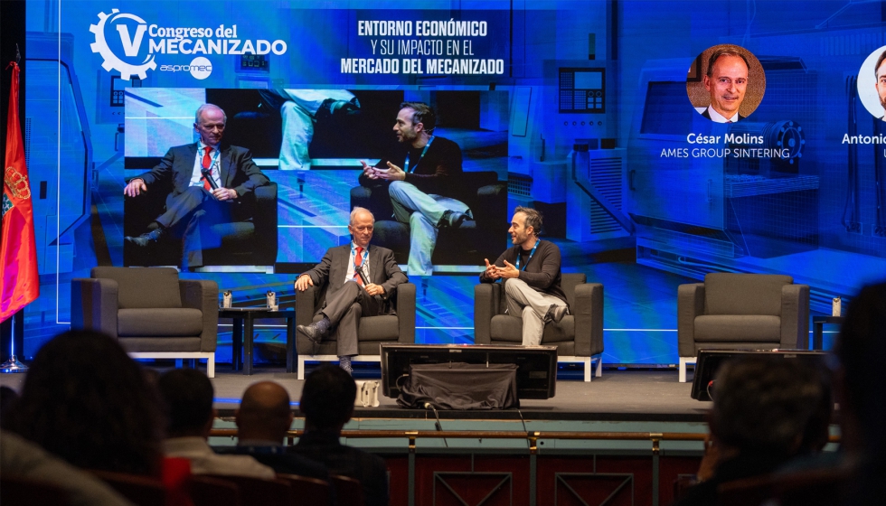 Csar Molins, director general de Ames Group Sintering y Antonio Gonzlez, docente del Mster Industria 4...
