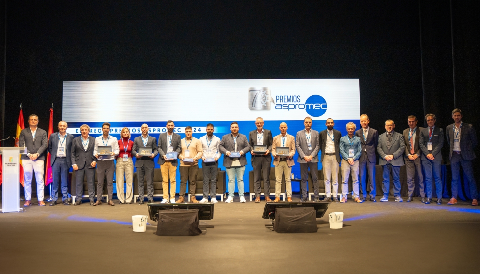 Un ao ms el congreso entreg los Premios Aspromec que reconocen el trabajo, el compromiso y la excelencia de aquellas empresas...