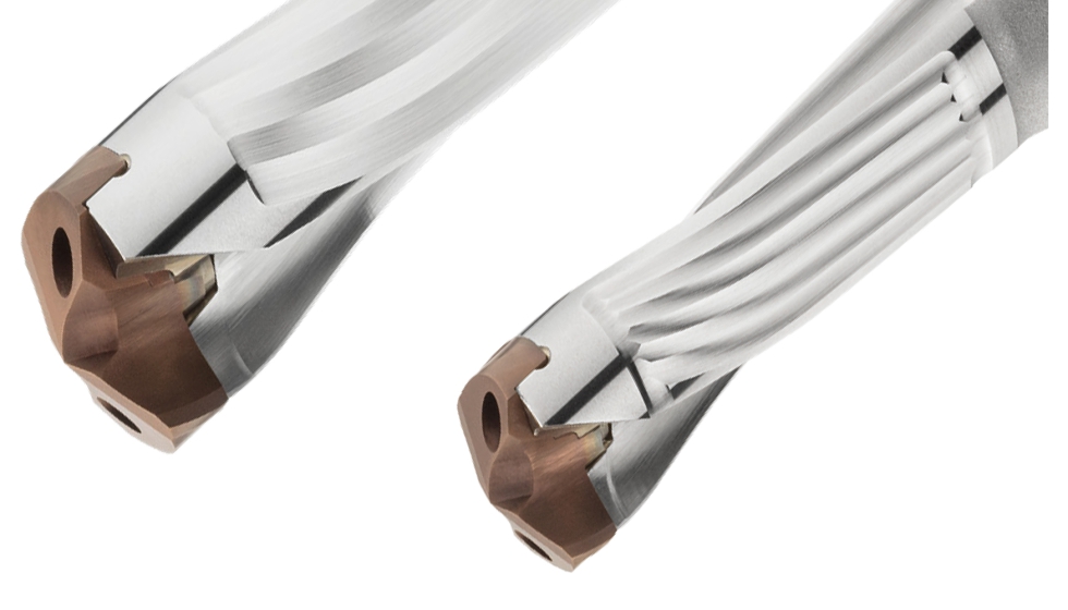 Las nuevas brocas DXAS han revolucionado el sistema de cambio de cabeza y logran una eficiencia en el mecanizado comparable al de las brocas...