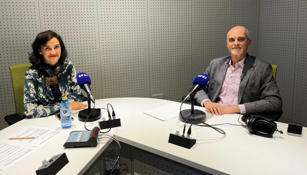 Javier Ojeda, gerente de Apromar, en el estudio de Efeagro Punto de Encuentro
