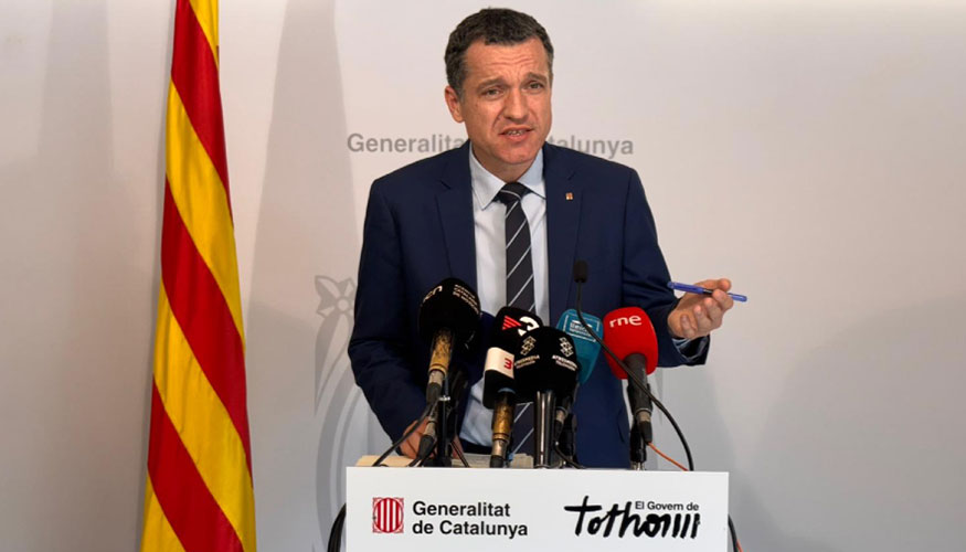 scar Ordeig, conseller de Agricultura, Ganadera, Pesca y Alimentacin de la Generalitat de Catalua