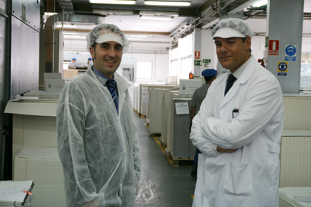 Michel Madoz, director de Marketing de OMC (izquierda), junto a scar Conchello, director de Produccin de Bohe