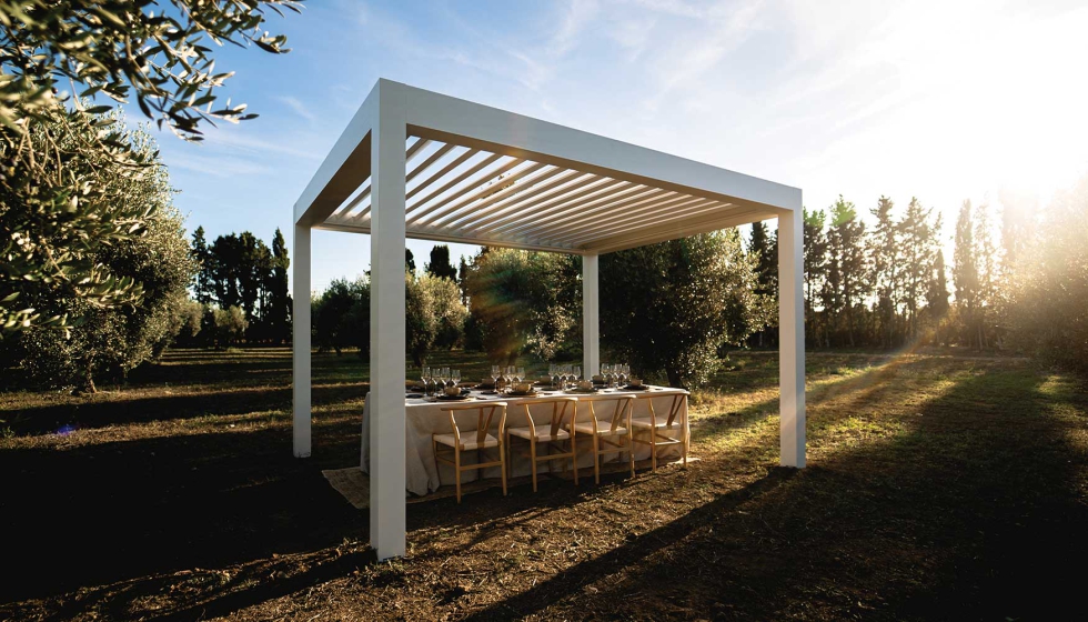 Vista general de ELYA, una bioclimtica de lneas limpias y proporciones equilibradas para proyectos residenciales y Horeca...