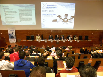 The auditsorium of the headquarters of Fremm was the stage of celebration of the Meetings murcianos