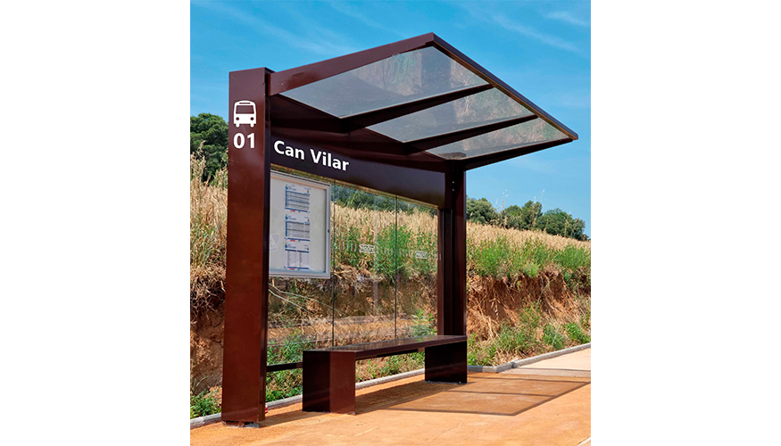 La marquesina de autobs Kub...