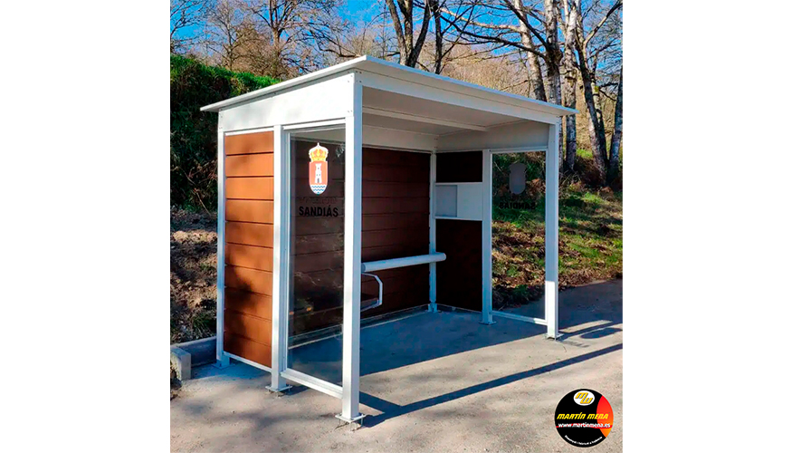 La marquesina Rural est fabricada en acero galvanizado con imprimacin anticorrosiva y acabado lacado en polvo...