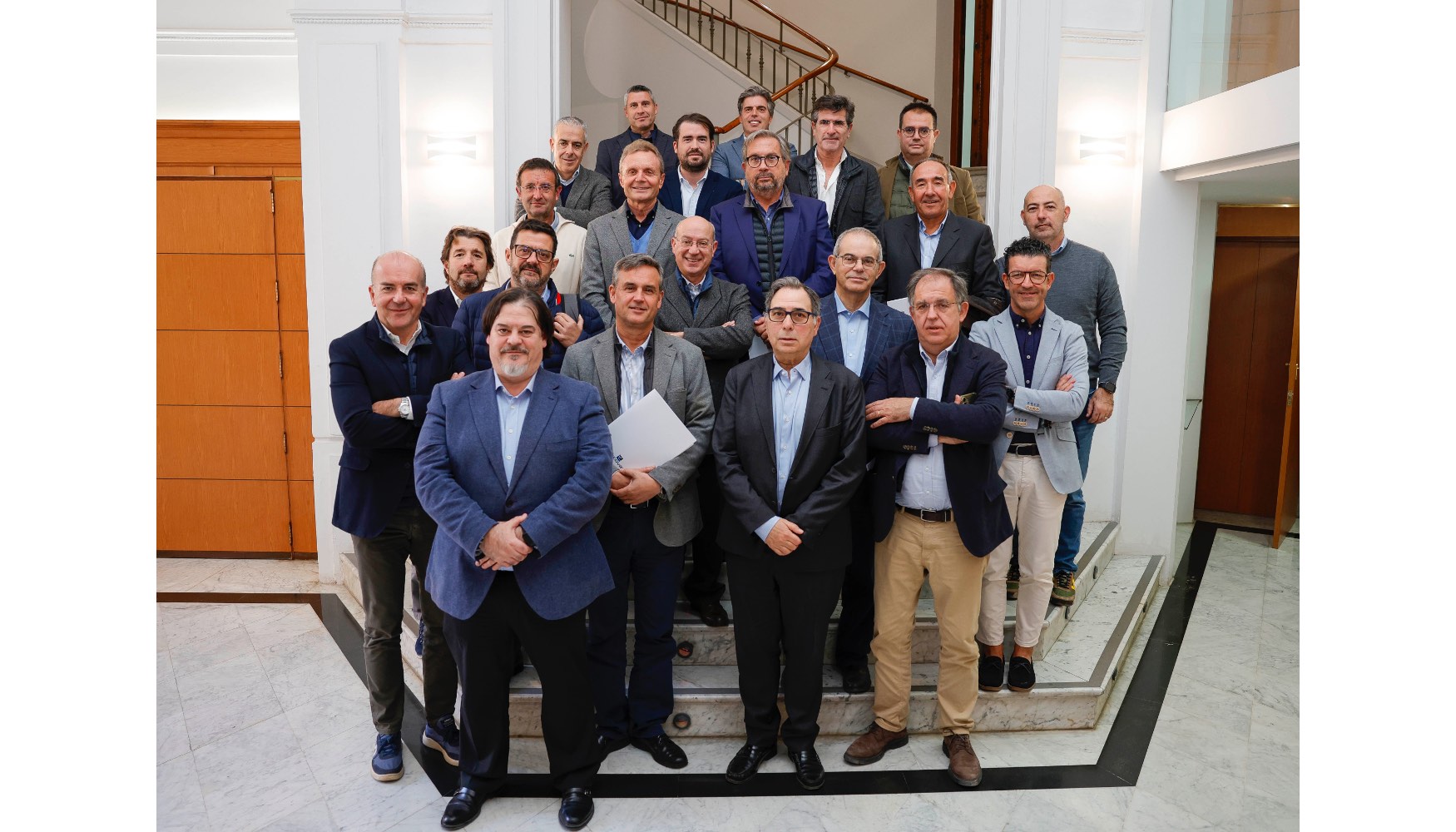 Representantes de Fecoval en su ltima Asamblea