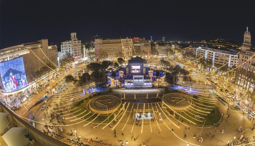 Las instalaciones lum�nicas de la ciudad de Barcelona han sido uno de los reconocimientos para ser elegida Capital Europea de la Navidad 2026...