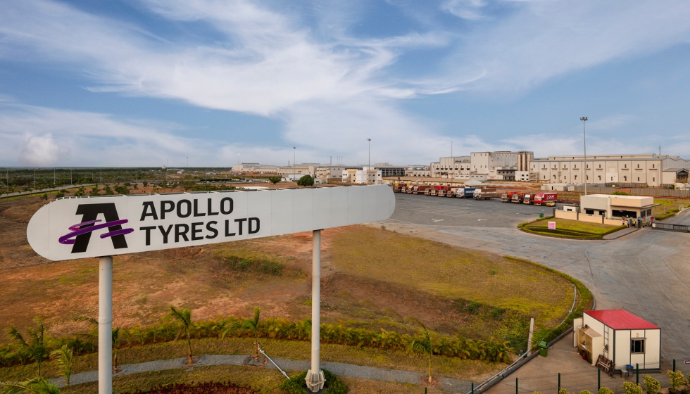 Centro de producci�n de Apollo Tyres en India