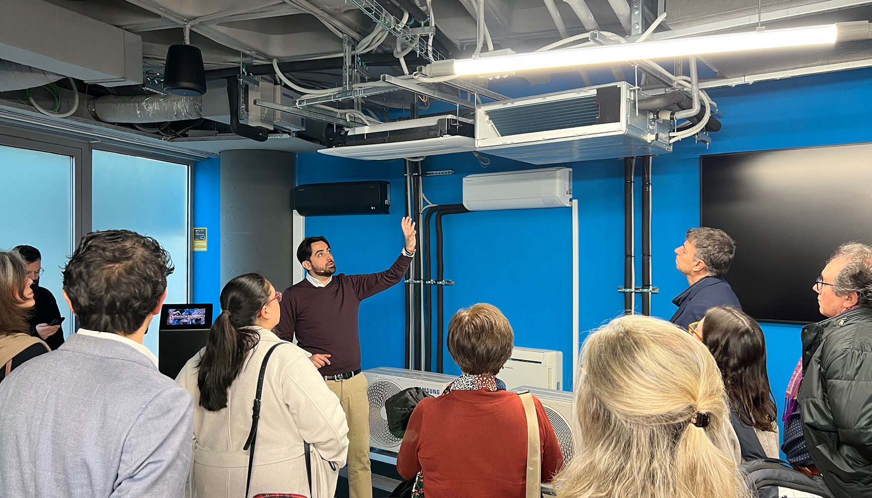 Visita a la nueva Academia de Formacin de Samsung Climate Solutions